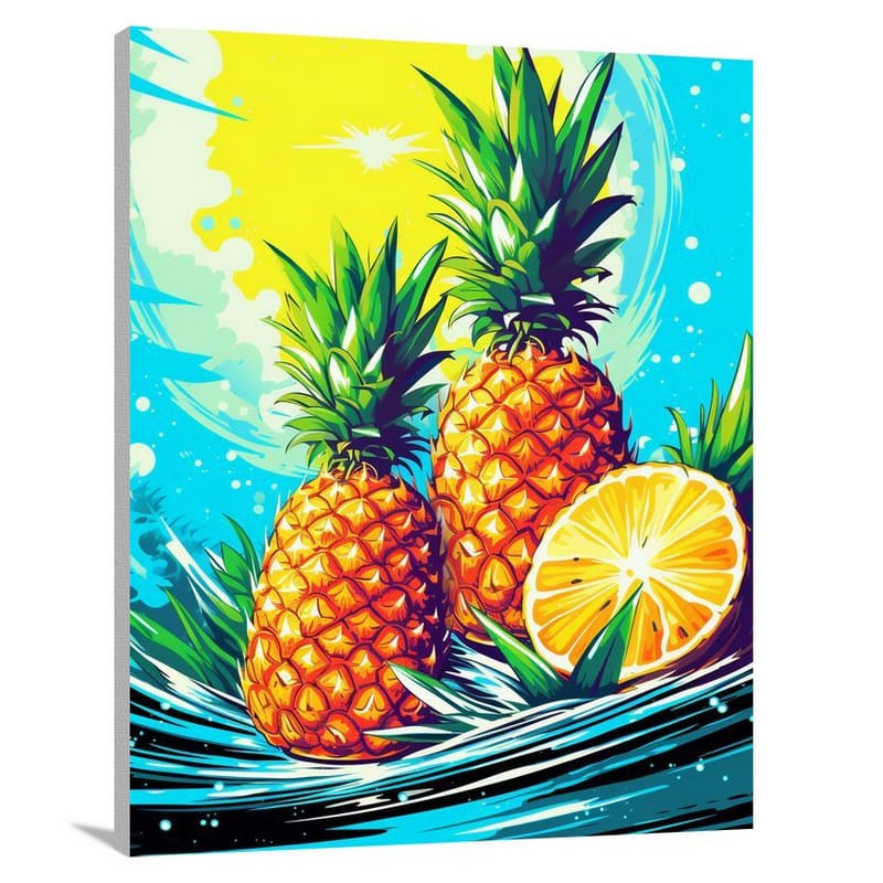 Pineapple Delight - Pop Art - Canvas Print