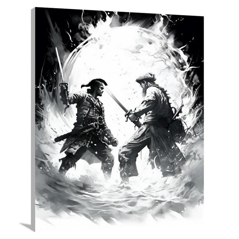 Pirate's Duel - Canvas Print
