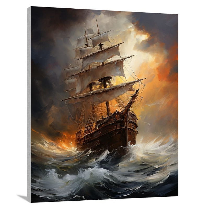 Pirate's Peril - Canvas Print