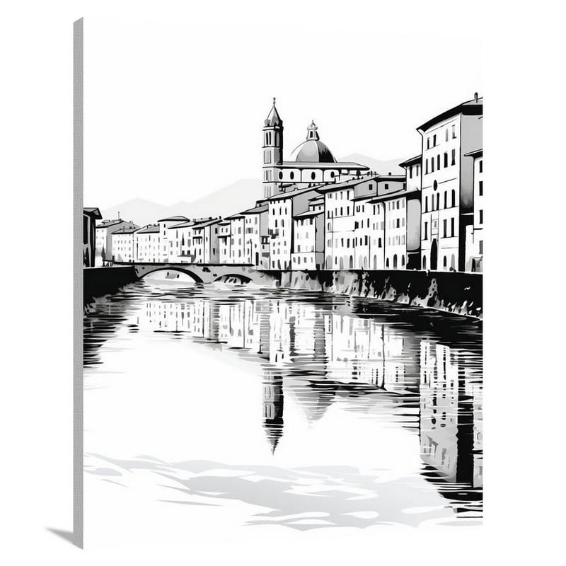 Pisa's Reflections - Canvas Print