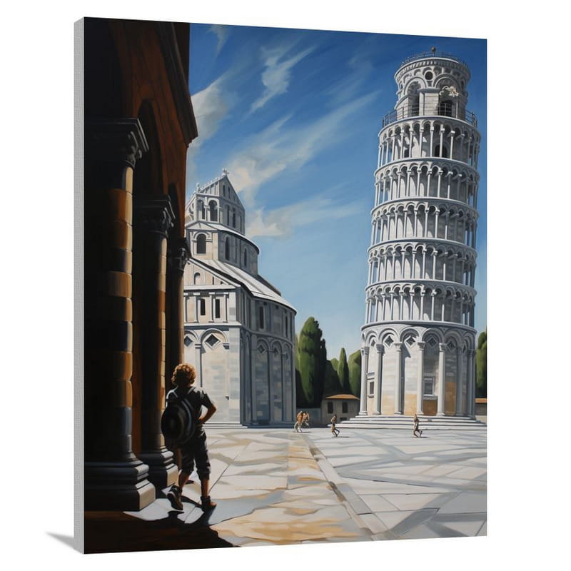 Pisa's Whispers - Contemporary Art - Canvas Print