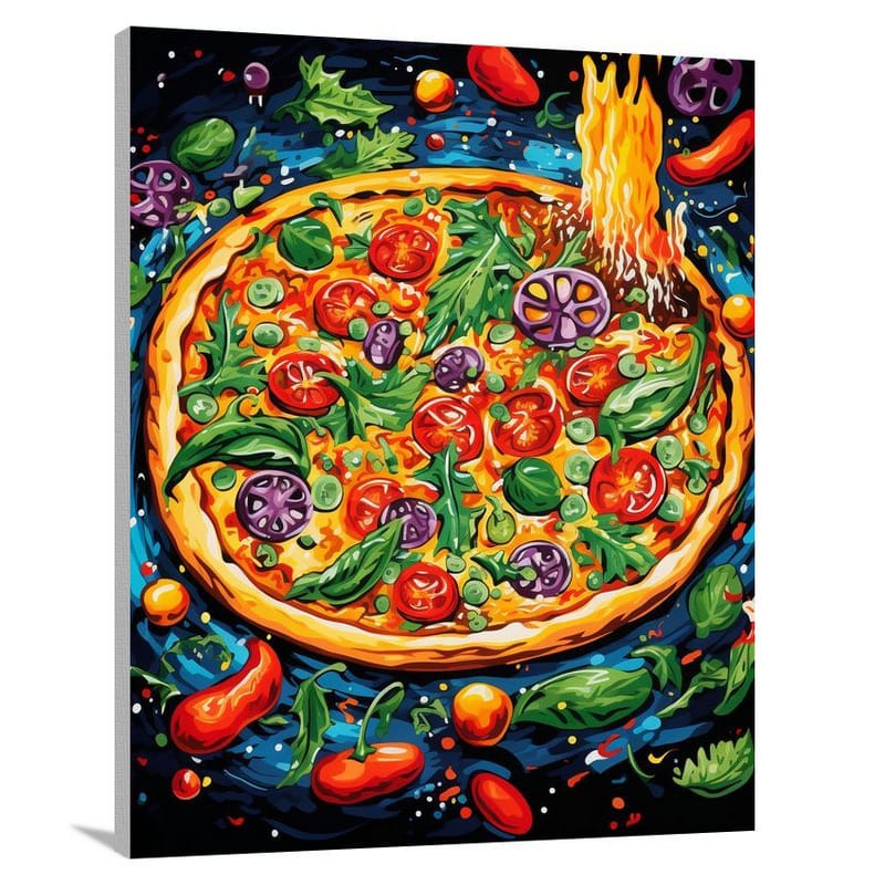 Pizza Delight - Canvas Print