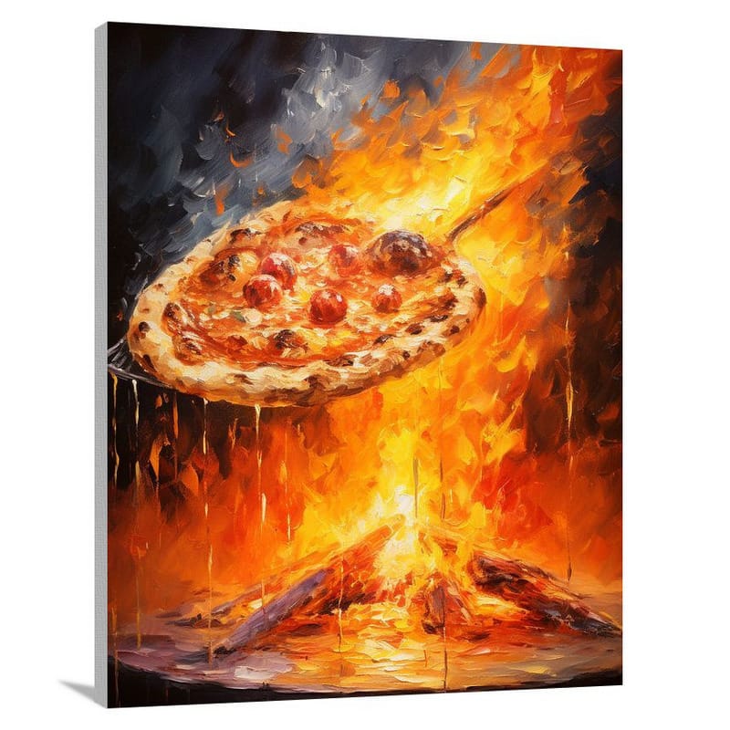 Pizza Inferno - Canvas Print