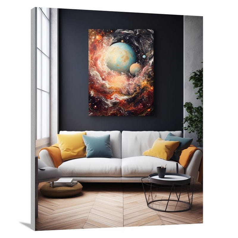 Planet - Contemporary Art - Canvas Print