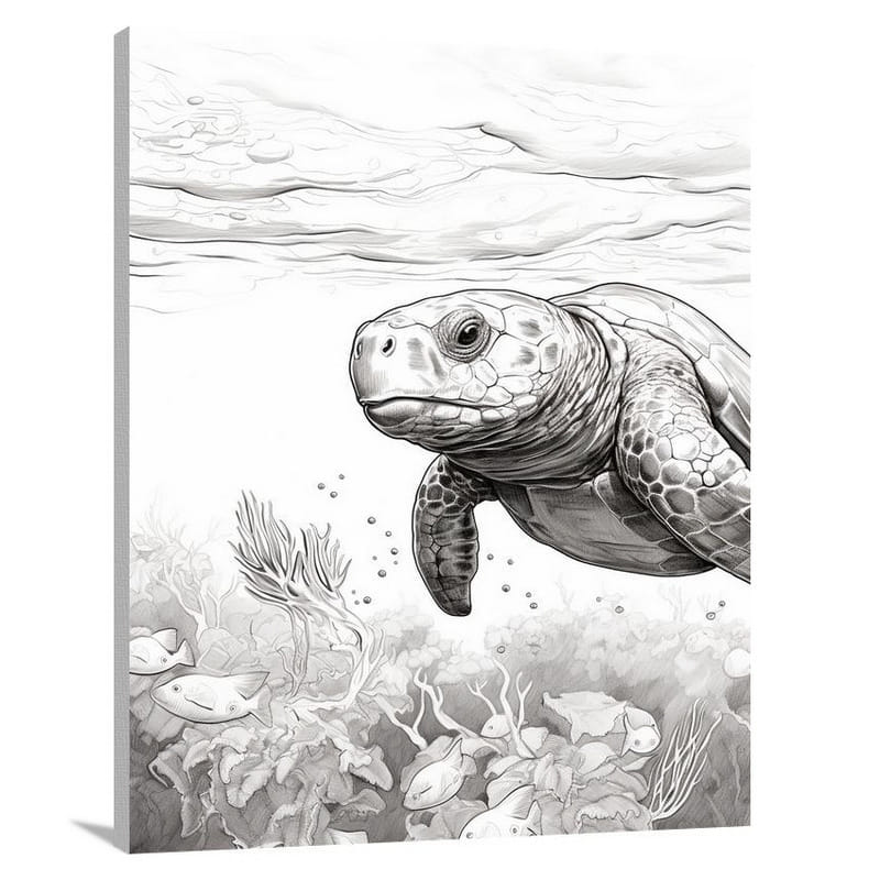 Platypus Harmony - Canvas Print