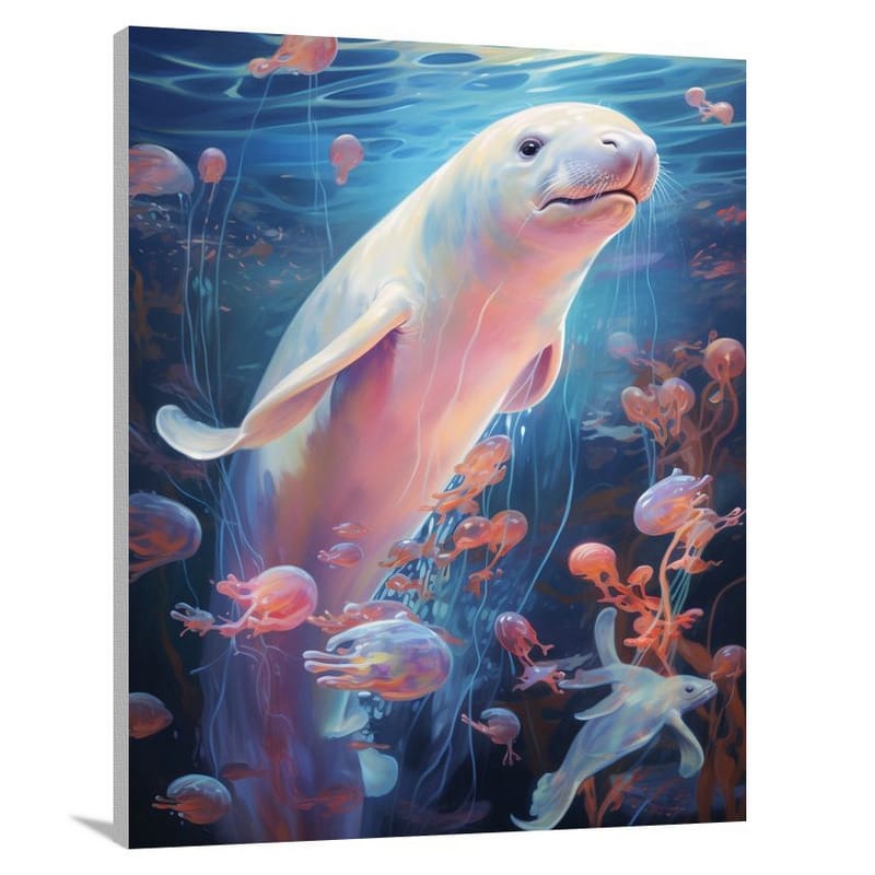 Platypus in Luminescence - Canvas Print