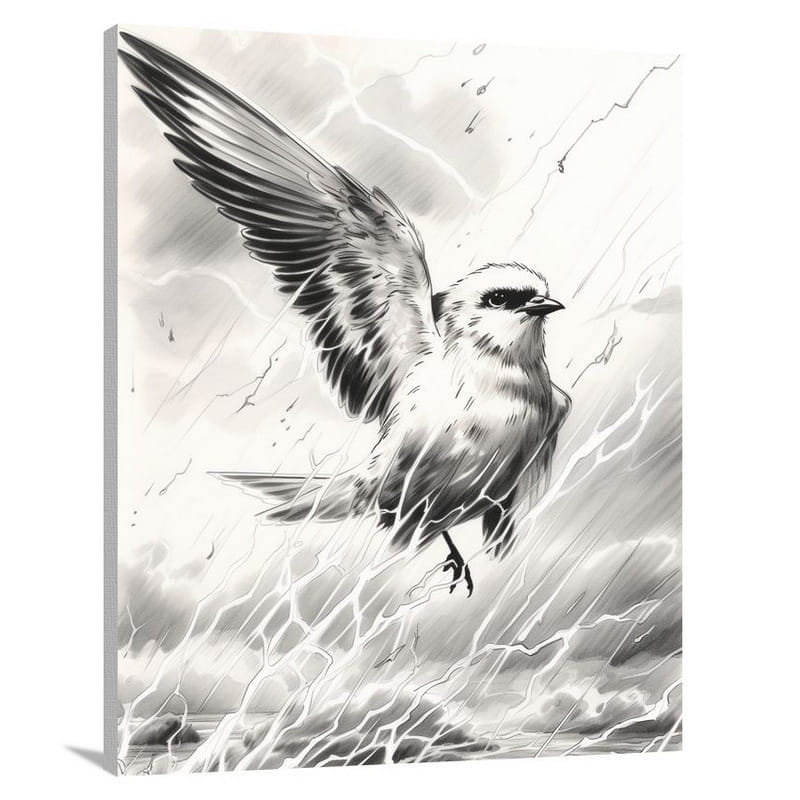 Plover's Flight - Canvas Print