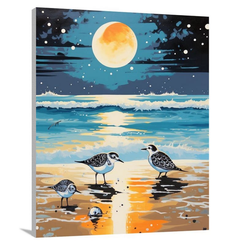 Plover's Moon - Canvas Print