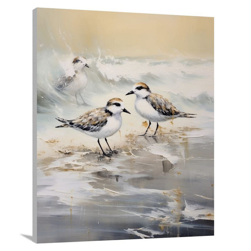 Plover's Serenade - Canvas Print