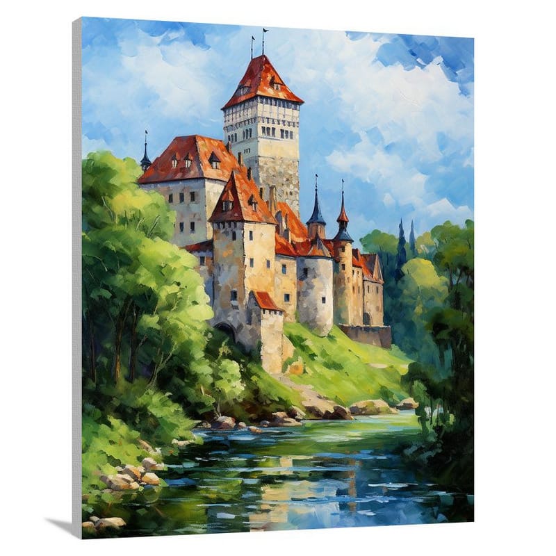 Poland's Medieval Majesty - Canvas Print