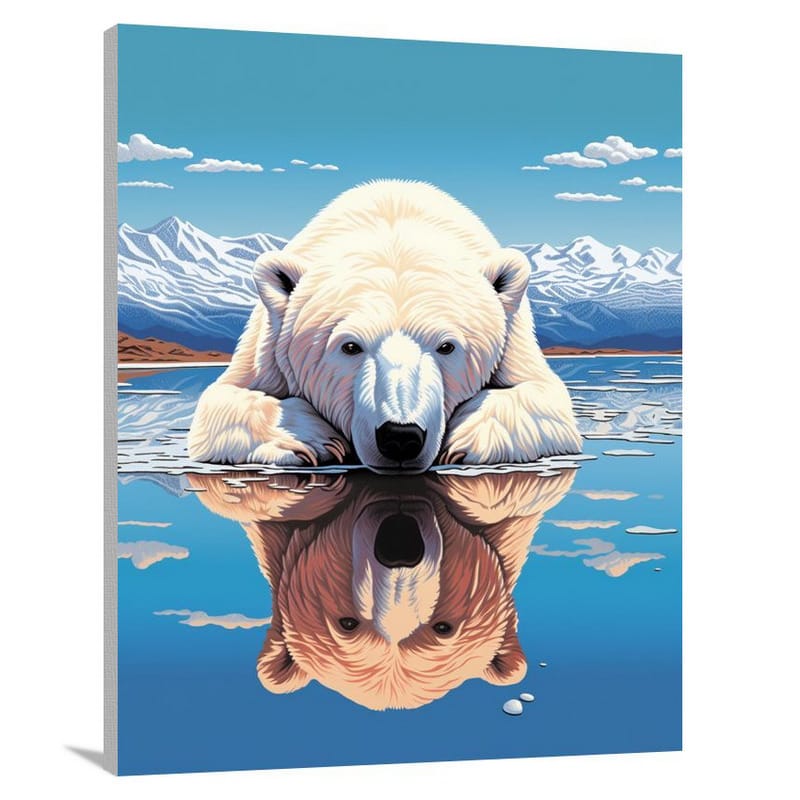 Polar Bear, Wildlife - Canvas Print