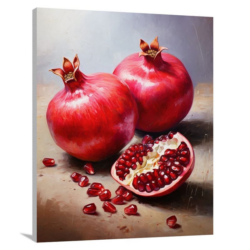 Pomegranate Feast - Canvas Print