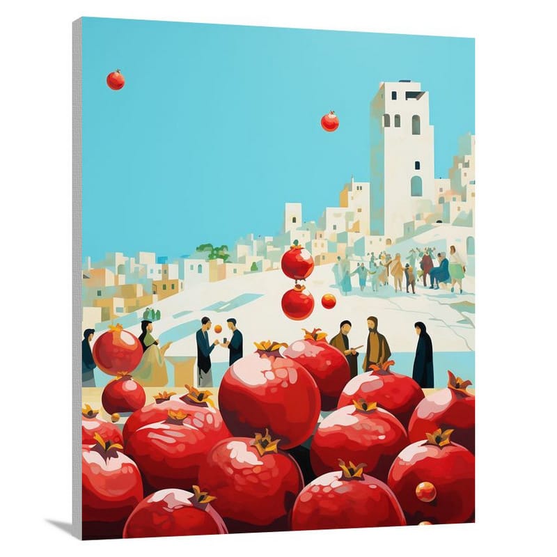 Pomegranate Harvest - Canvas Print