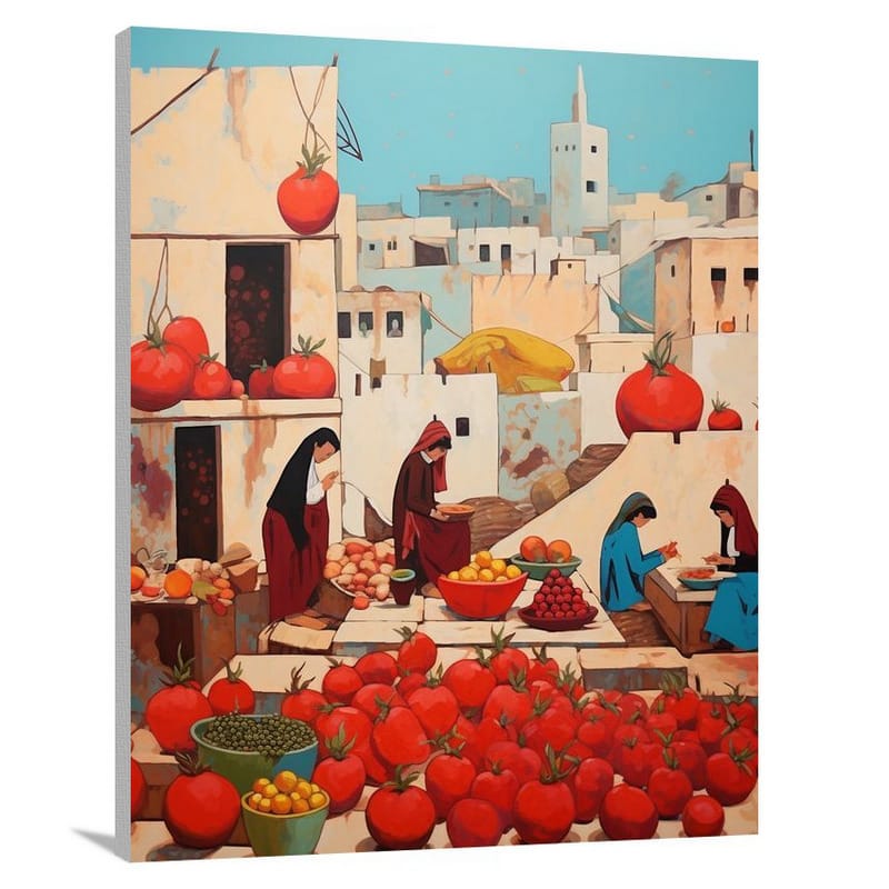 Pomegranate Market - Canvas Print