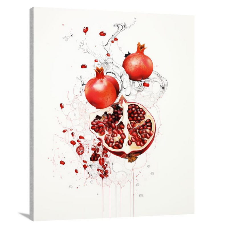 Pomegranate Symphony - Canvas Print