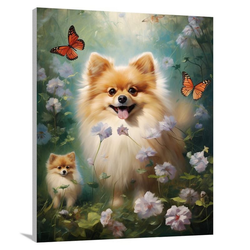Pomeranian Bliss - Canvas Print