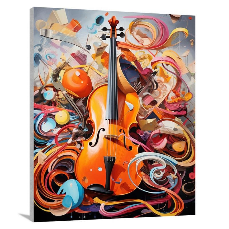 Pop Music Symphony - Pop Art - Canvas Print