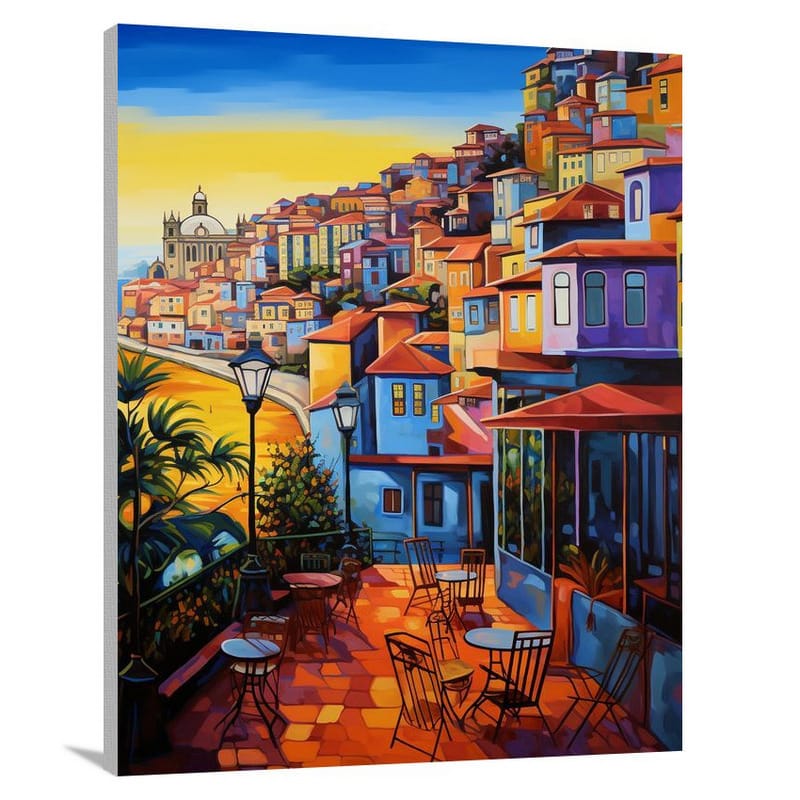 Porto's Melodic Vibrance - Canvas Print
