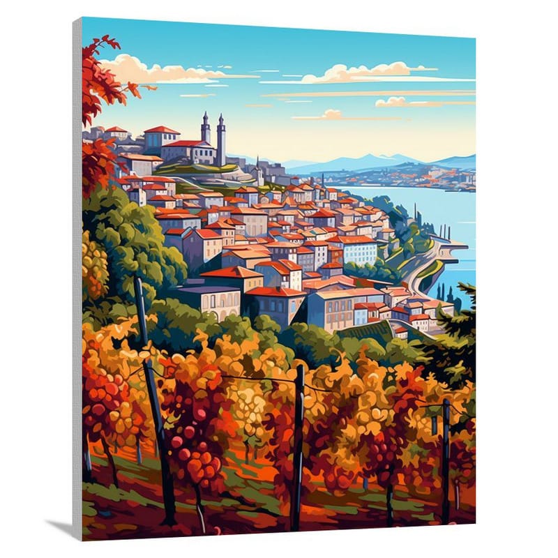 Porto's Vibrant Vines - Canvas Print