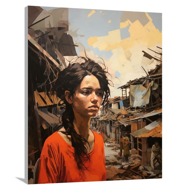 Portrait of Resilience - Pop Art 2 - Canvas Print