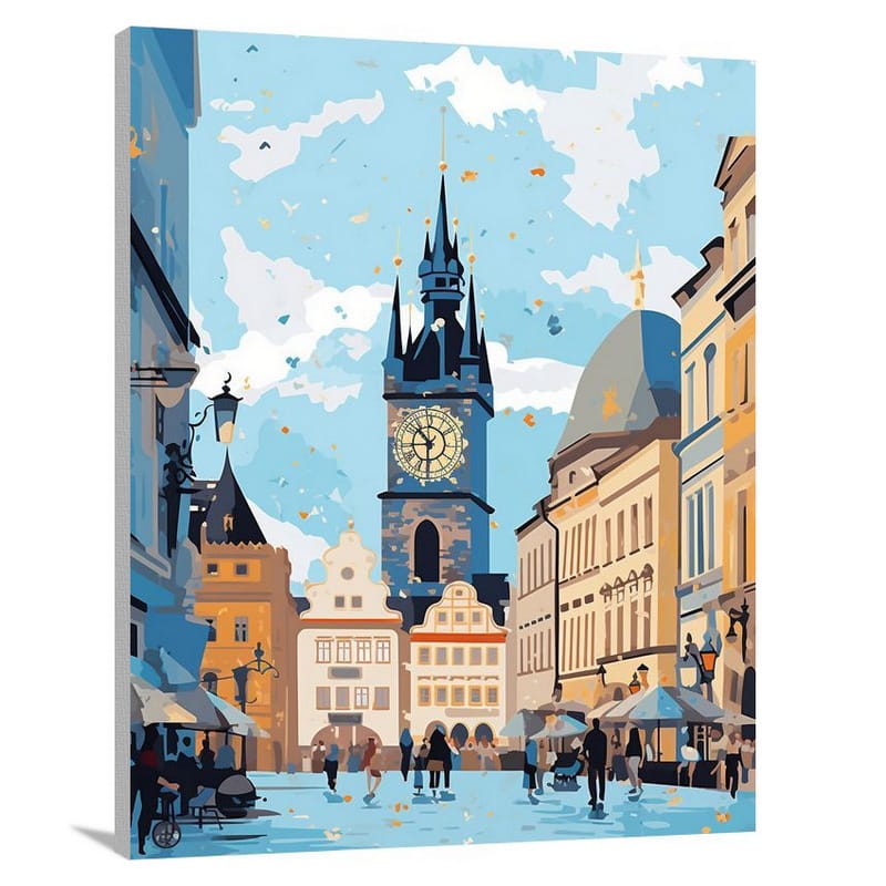 Prague's Timeless Charm - Canvas Print