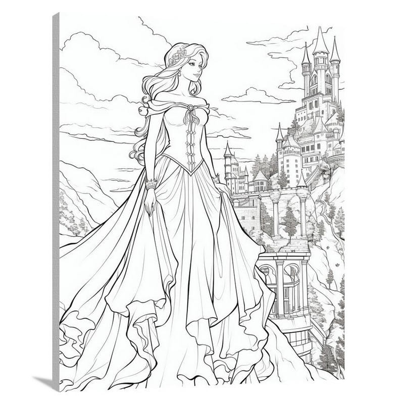 Princess Architect - Canvas Print