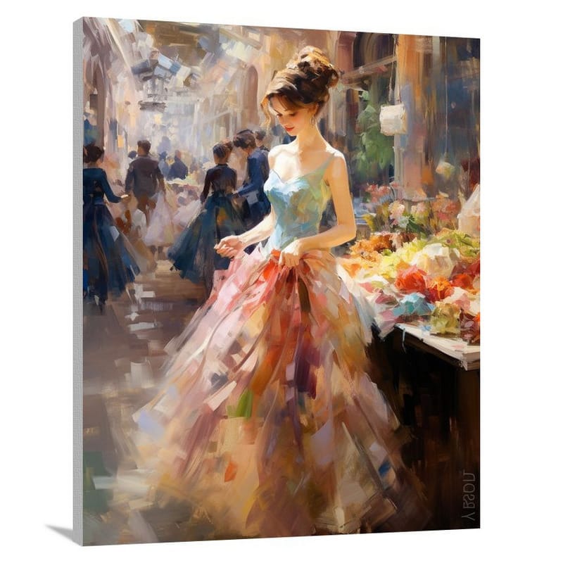 Princess of Stitches - Canvas Print