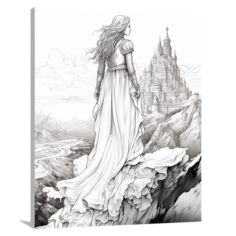 Princess of the Heights - Canvas Print