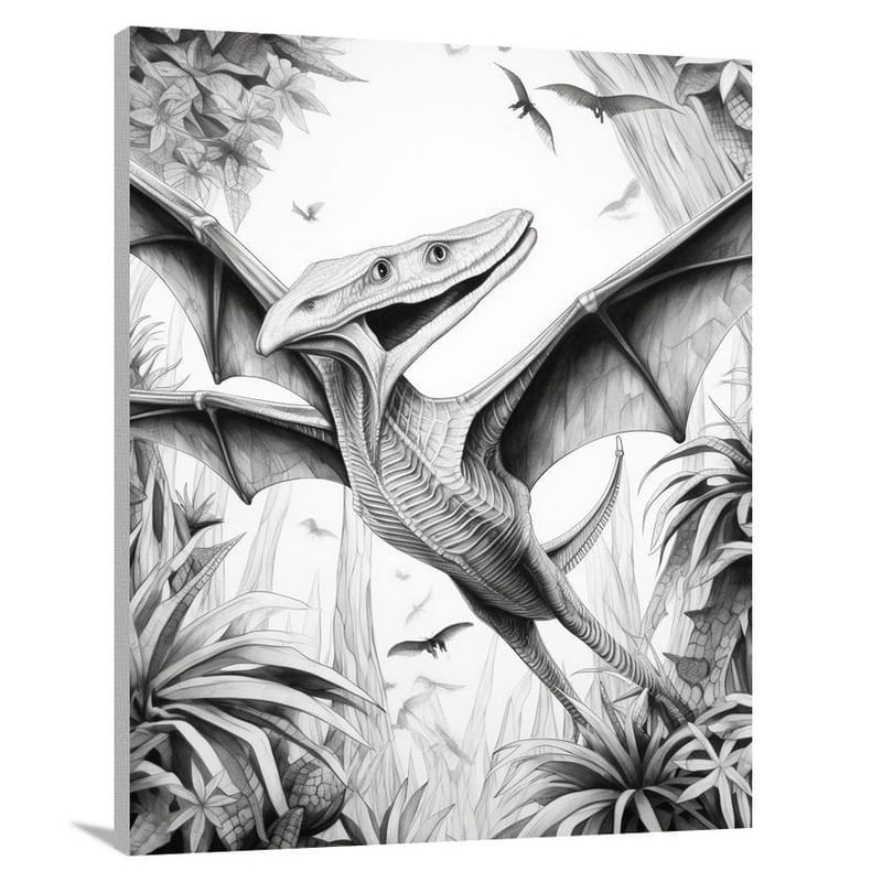 Pterodactyl's Dance - Canvas Print