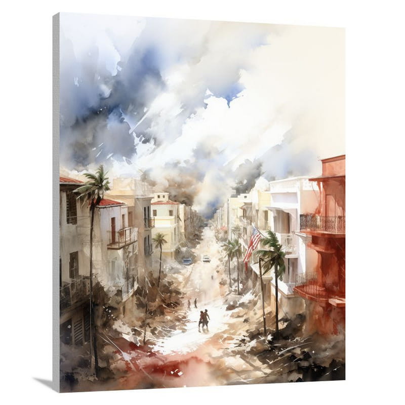Puerto Rico's Resilient Streets - Canvas Print