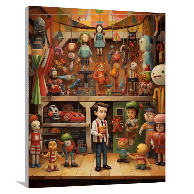 Puppet's Playland - Canvas Print