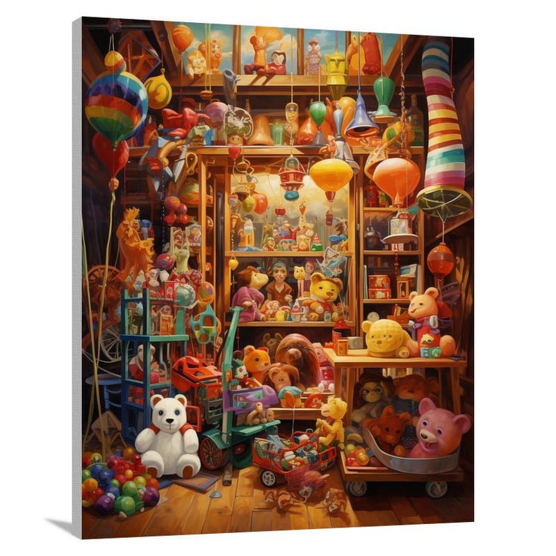 Puppet's Playland - Contemporary Art - Canvas Print