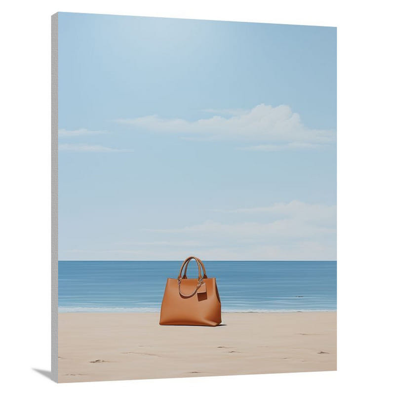 Purse on the Shore - Canvas Print