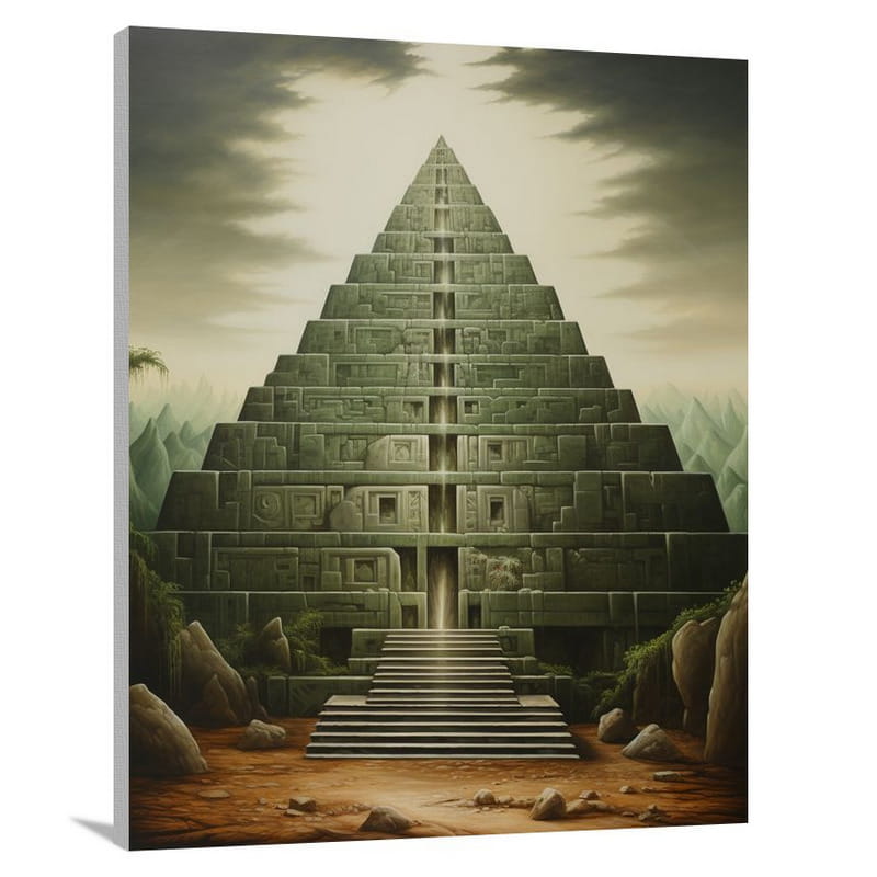 Pyramid Ascension - Canvas Print