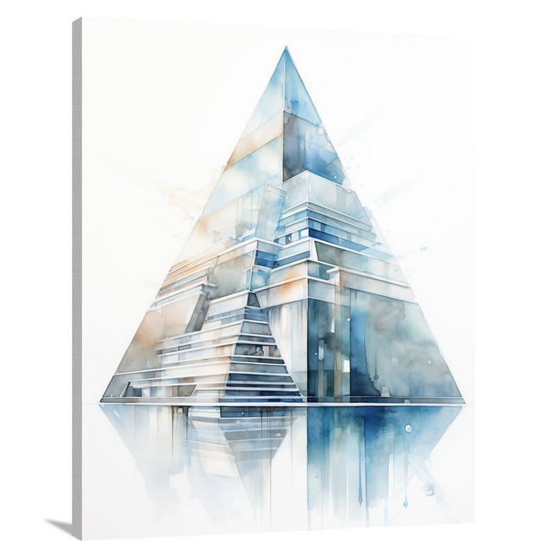 Pyramid of Reflections - Canvas Print