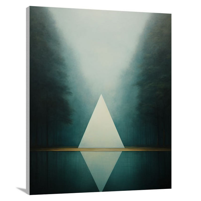Pyramid Reflections - Minimalist - Canvas Print