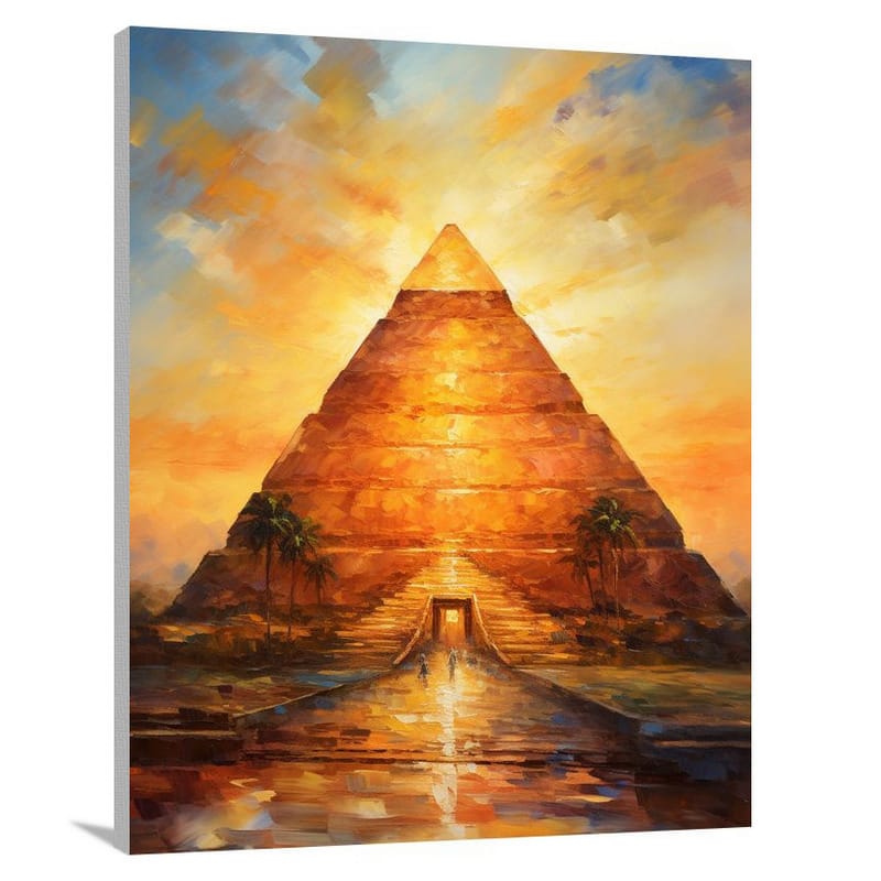 Pyramid's Path - Canvas Print