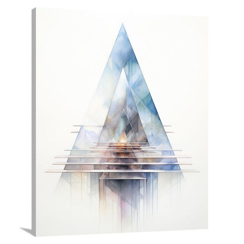 Pyramid's Reflection - Canvas Print