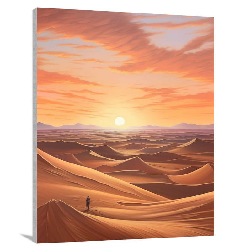 Qatari Sands - Contemporary Art - Canvas Print