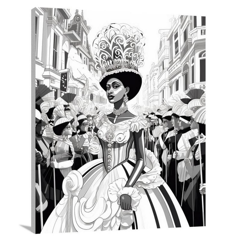 Queen's Jubilation - Canvas Print