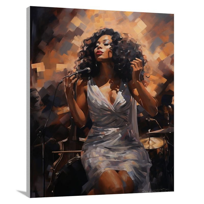 R&B & Soul Melodies - Canvas Print