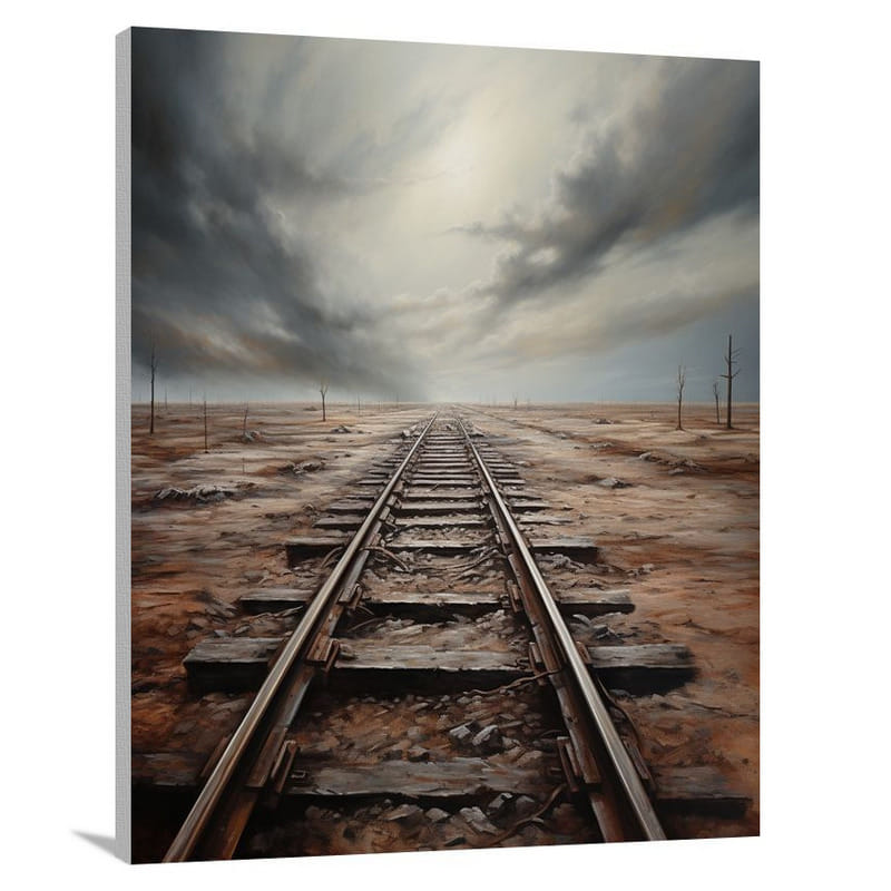 Railroad's Resilience - Canvas Print