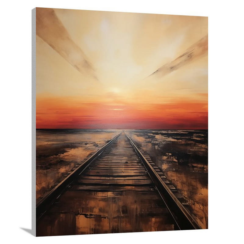 Railroad's Witness - Canvas Print