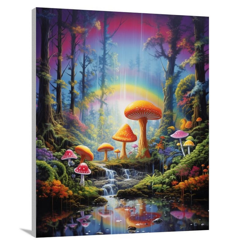 Rainbow's Enchantment - Pop Art - Canvas Print