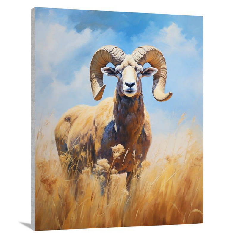 Ram's Golden Domain - Canvas Print