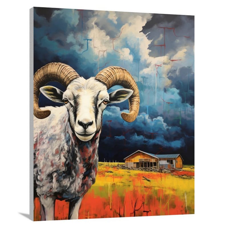 Ram's Resilience - Canvas Print