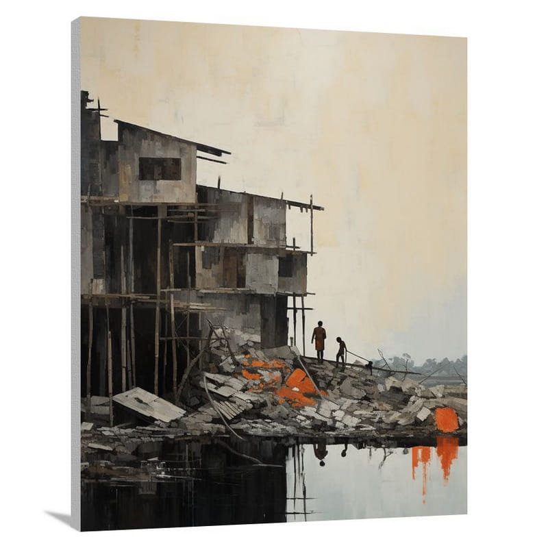 Rebuilding Hope - Canvas Print