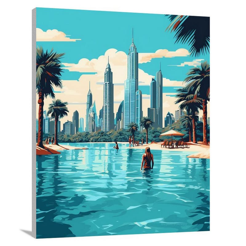 Reflections of UAE - Canvas Print