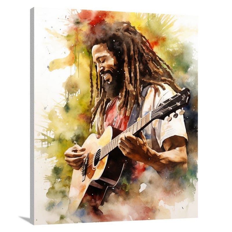 Reggae Rhythms - Watercolor 2 - Canvas Print