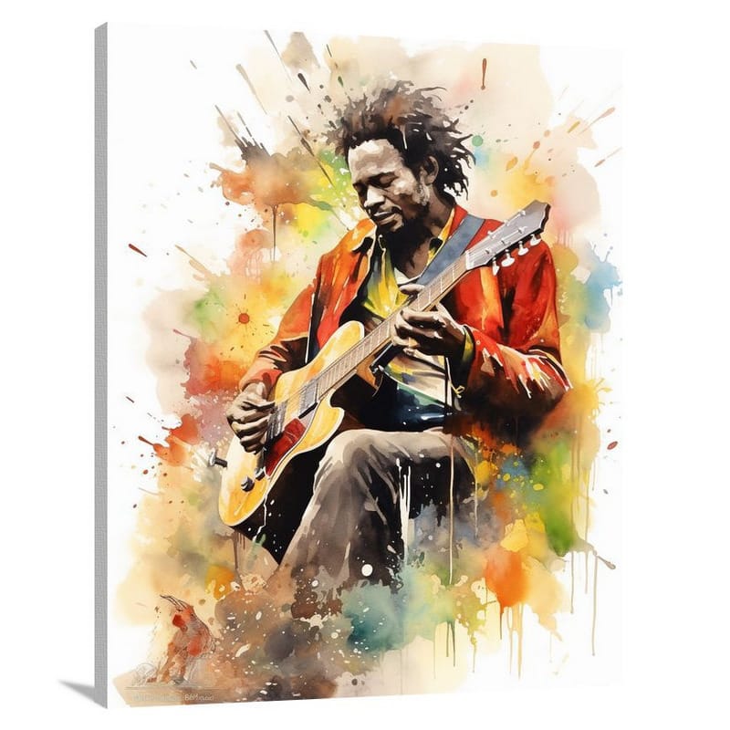 Reggae Rhythms - Watercolor - Canvas Print
